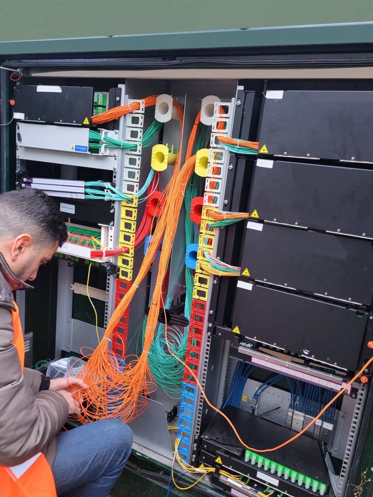 Agent déploiement fibre optique